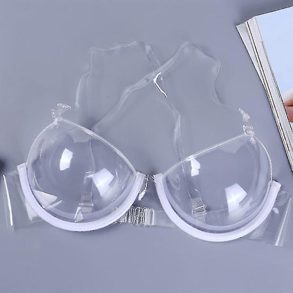 Klar stropp push-up BH - Sexy transparent 3/4 kopp ultra-tynn undertøy34