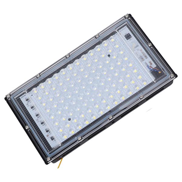 Ammattimainen 100 W:n LED-katulamppu, korkea kirkkaus, 96 LEDiä, energiansäästö, vedenpitävä ulkovalo, 180-240 V, puhdas valkoinen