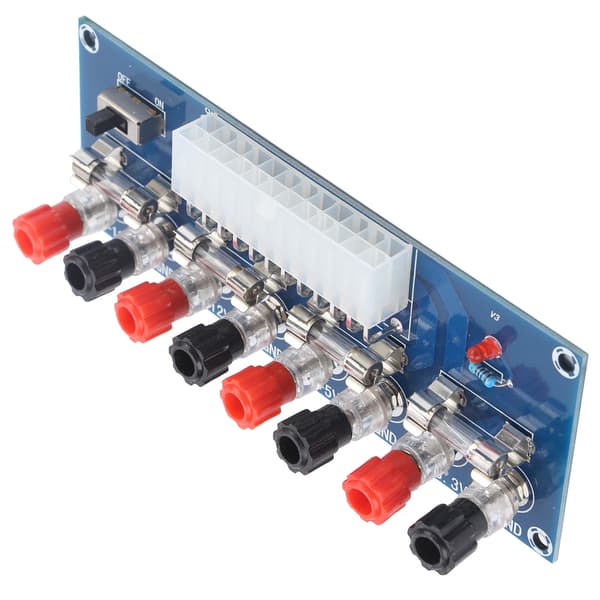 2 st ATX Power Board 24-stifts datorchassi strömförsörjning breakout-moduladapter XHM229