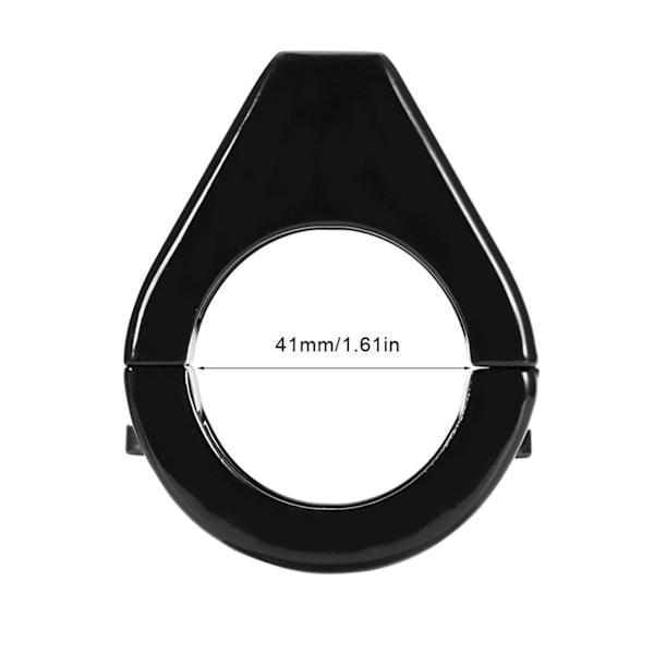 Aluminiumlegering Motorsykkel Modifisert Blinklys Feste Brakett 41mm Gaffel Klemmer Svart