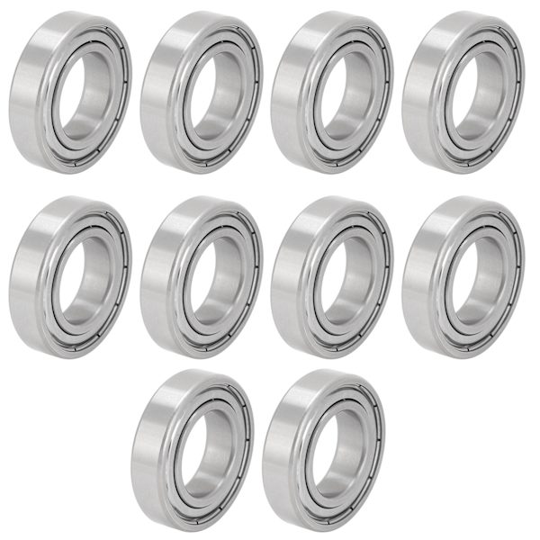10 stk kulelager i rustfritt stål S6904Z 20x37x9mm for skateboard og rulleskøyter