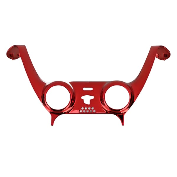 Til PS5 Controller Faceplate DIY Udskiftning Clip Shell Dekoration Tilbehør med Joystick Covers Rød