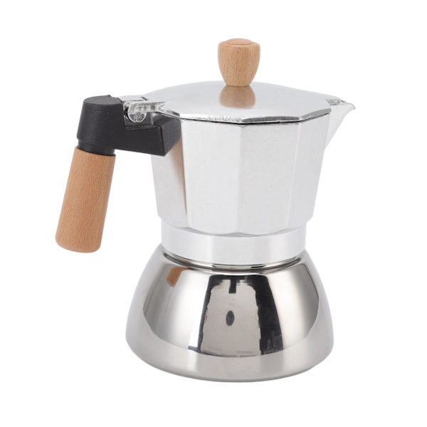 Komfur Kaffemaskine Rustfrit Stål Cafetera Kaffekande Med Filterpapir Til Håndbrygget Moka 300ml