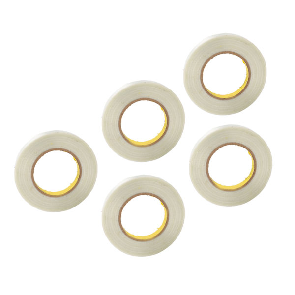 5 stk. Filament Strapping Tape Transparent Fiberglass Stærk Trækstyrke til Emballageforsegling