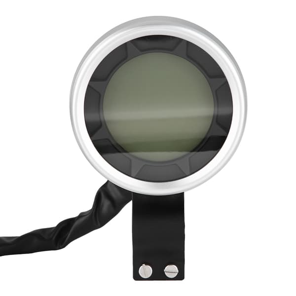 Motorcykel Multifunktionel LCD-måler Omdrejningstæller Speedometer Kilometertæller Advarsel om overhastighed