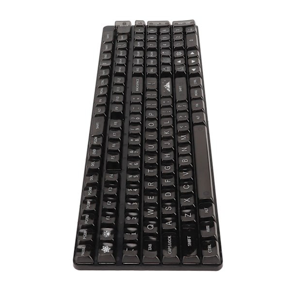 132-näppäiminen näppäinsarja, läpinäkyvä PC CBSA -profiili, mattapintainen, ergonominen, DIY-näppäinsarja mekaaniseen näppäimistöön, musta läpinäkyvä, valkoiset kirjaimet