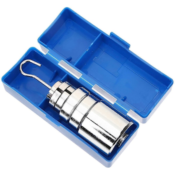 1 Set Metall Slitsade Massor Laboratorium Metall Slitsade Vikter