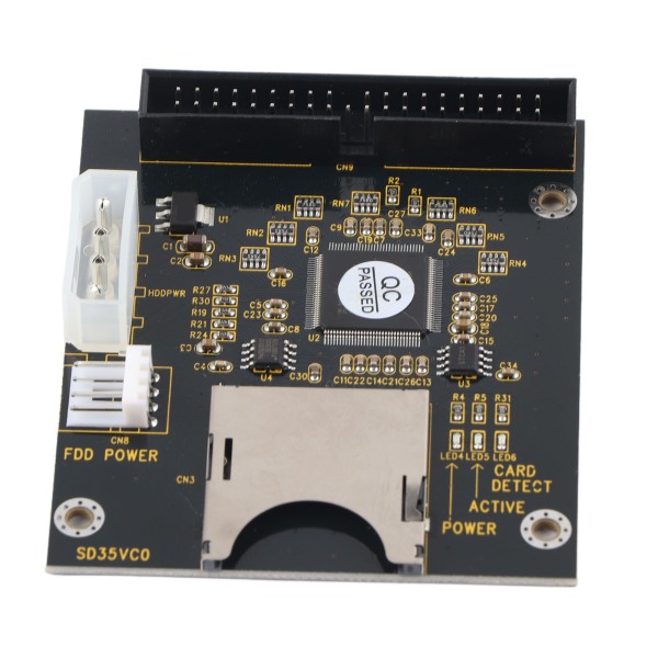 SD - 3,5 tuuman IDE SD/SDHC/SDXC/MMC-muistikortti IDE 40-nastaiseen urossovittimeen