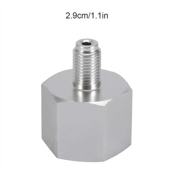 Soda Vand CO2 Adapter Mini Regulator Hjemmelavet Øl Corny Keg 3/8‑24UNF til 6ACME‑6G