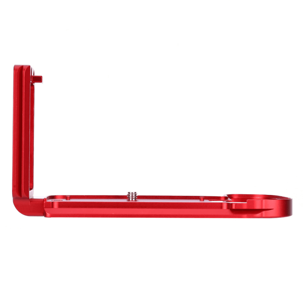 L-formet metall hurtigutløserplate Brakett Håndgrep for Canon EOS-R speilløst kamera (rød)