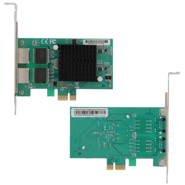 PCI-E 1X Gigabit Ethernet Server Computer Netværkskort Til Intel 82575-S