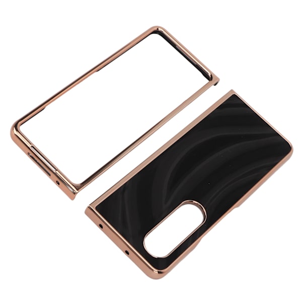 Phone case Nano galvanisering Repsäkert Galaxy Texture Folding Cover för Samsung Galaxy Z Fold 4 Black