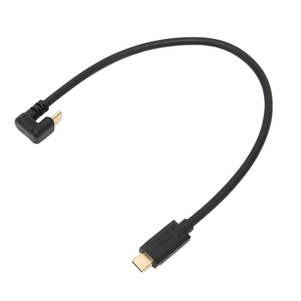 USB-kabel 12 tum USB 3.1 Typ C Hane till Hane 10 Gbps U-typ Armbåge Snabbare Dataöverföring Dataförlängningskabel