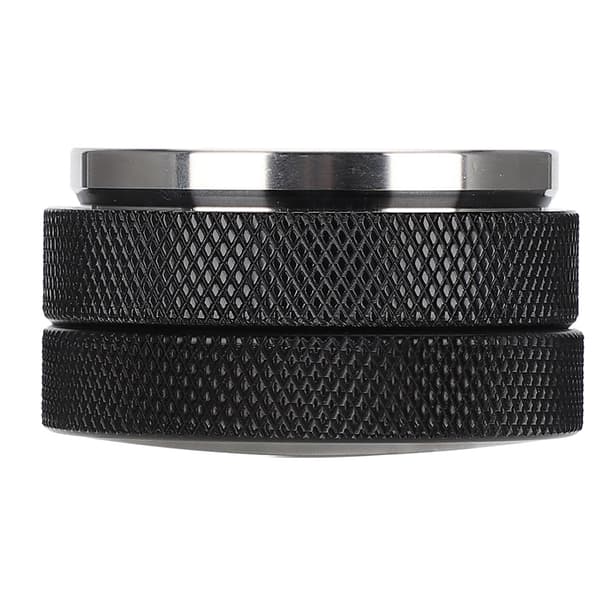 58 mm sort flad base kaffestamper i rustfrit stål tilbehør til hjemmekaffebar