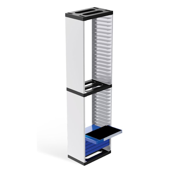 Double Video Game Storage Tower Durable Store 36 pelilevyjen säilytyshylly PS5:lle