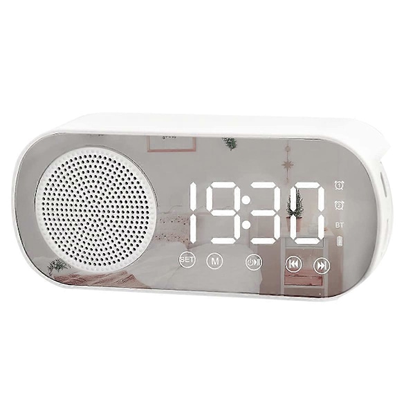 LED Digitaalinen herätyskello FM-radiolla ja Bluetooth-kaiuttimella