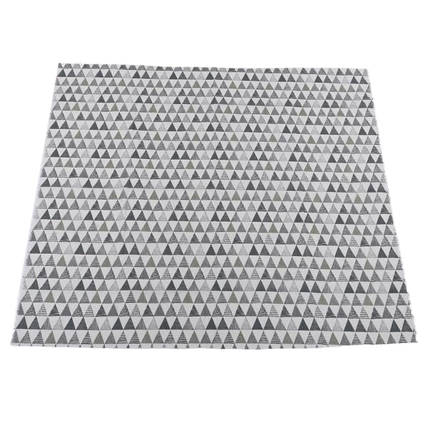Linne Tyg Geometrisk Triangel Bomull Linne Tryck Blandat Linne Duk Sofftyg