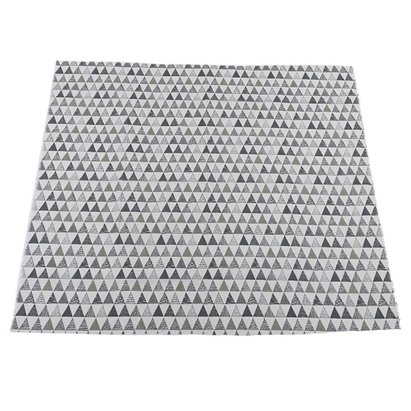 Linnetyg Geometrisk Triangel Bomull Linne Tryck Blandat Linne Bordsduk Soffa Tyg