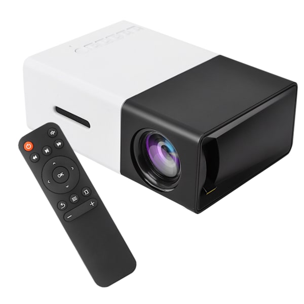 LED-projektori Mini Handheld Protable YG300 monitoimiliitännällä Elokuvatyökalu 110-240VEU