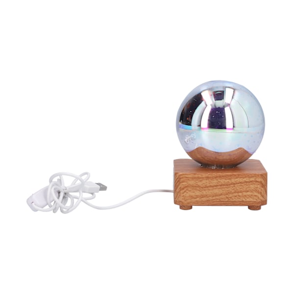 LED-nattelys USB-interface glas kugle projektionslampe RGB borddekoration til hjemmet