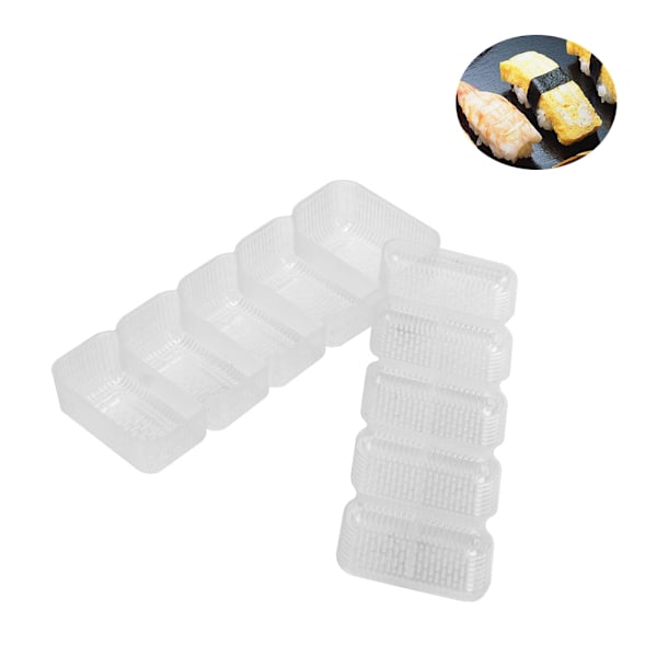 Universal Sushi-form Risball 5 Ruller Maker Non Stick Press Bento-verktøy Feriegave til Familie
