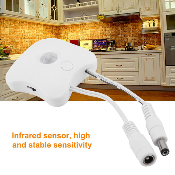 DC5-24V Infrarød Human Body Motion Sensor Induktionskontakt til Armoire Light Lamp