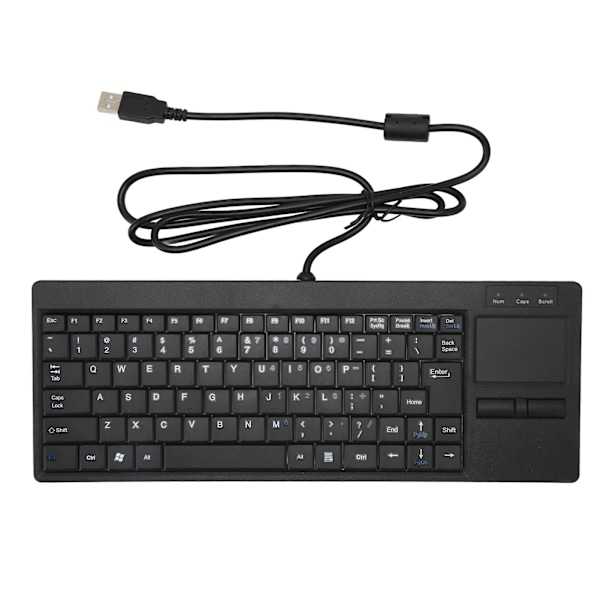 Industriel tastatur touchpad kablet forbindelse X saks fod plug and play IPC tastatur til industri kontrol USB interface med HUB funktion