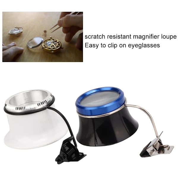 2st 5X 10X Watch Lupp Smycken Luppförstoringsglas Watch