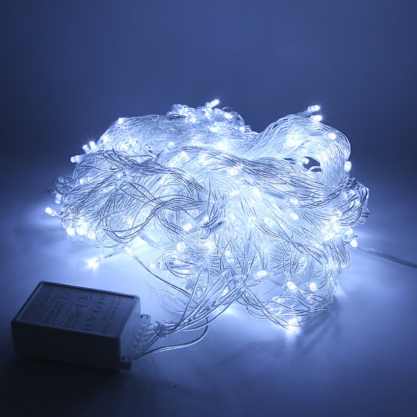 3x3 meter utendørs vanntett 336LED fossefall lysslynge bakgrunnsdekorasjon EU-plugg 220V hvit
