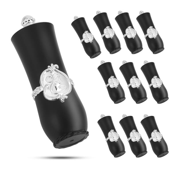 Royal Style DIY Læbestift Tom Beholder Hjemmelavet Læbestift Form Læbepomade Rør 10 Stk Sort