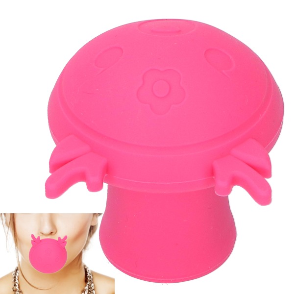 Facial Exerciser Shaping Jawline Exercise Ball Masseter Trainer AnsiktsslankeverktøyRose Red Deer