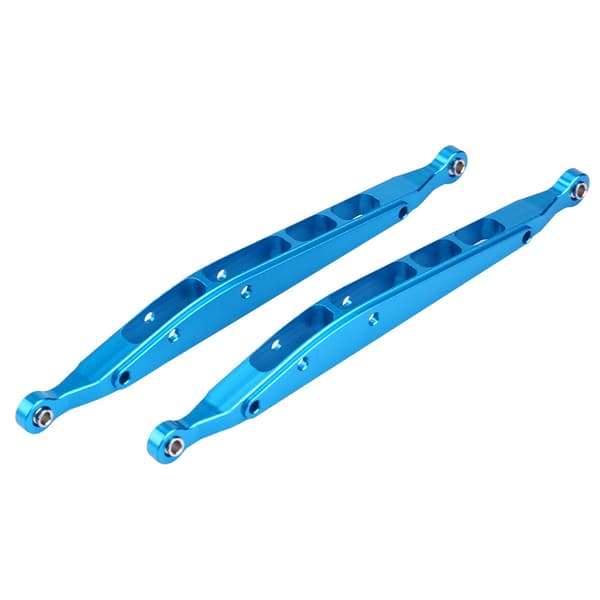 Bakre nedre chassisforbindelse i aluminiumslegering for Axial Rock Racer 90026 RC-bil (blå)