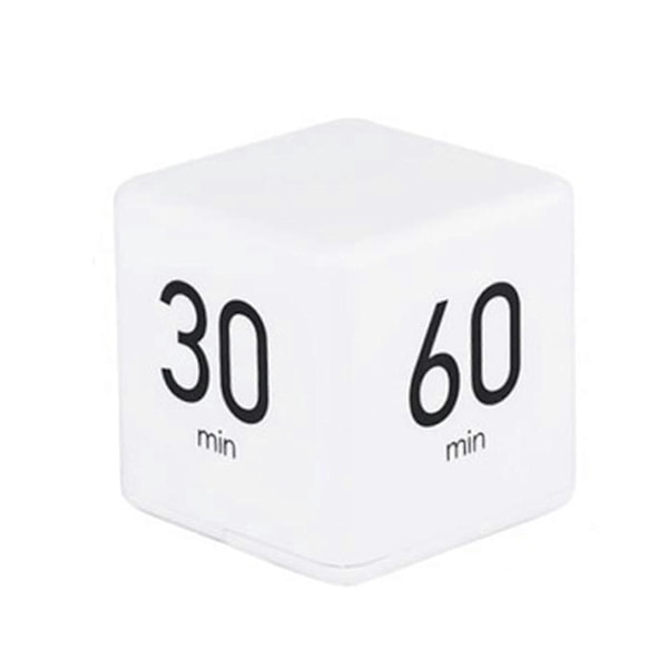 Miracle Cube Timer Hvid Køkken Timer Børne Timer Trænings Timer Moderne