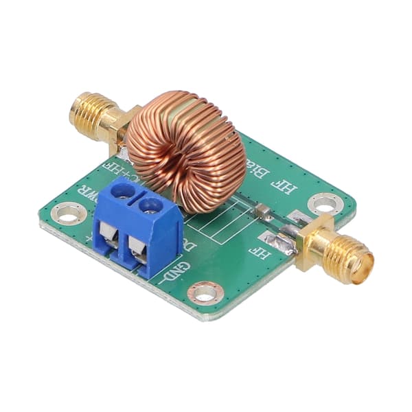 DC Bias Tee -moduuli RF-mikroaaltouunin lohkosignaalin elektroninen komponentti 0,2–180 MHz 30 V