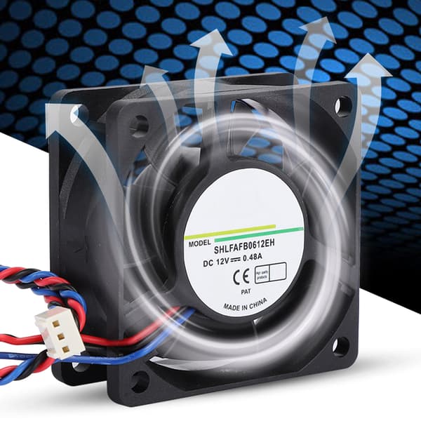 6CM/2.4in 12V 0.48A 6800RPM Køleventilator Køleribbe til Computer Strømforsyning