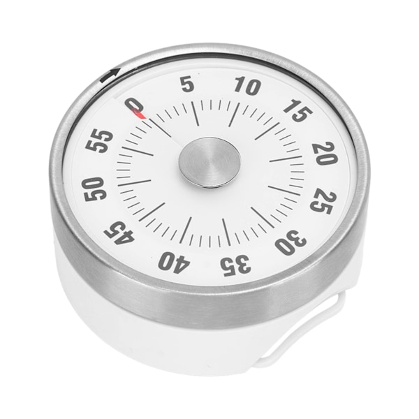 Visuell timer 60 minuter magnetisk mekanisk visuell nedräkningstimer med infällbart stativ för matlagningsexamen sovande timing
