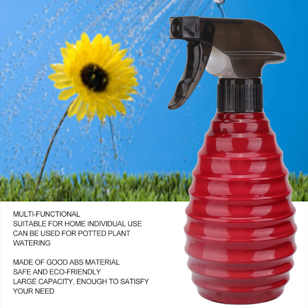 Salong Barber Shop Frisör Sprayflaska Hårstyling Vattenkanna Vattenkokare 400ml Röd