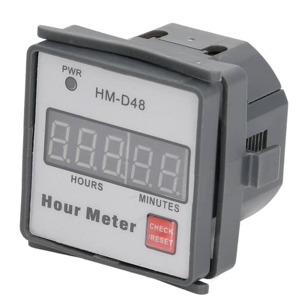 Timräknare Digital Display Timer ABS Mätare 0‑999.99 Timmar Tidsverktyg AC 220‑240V