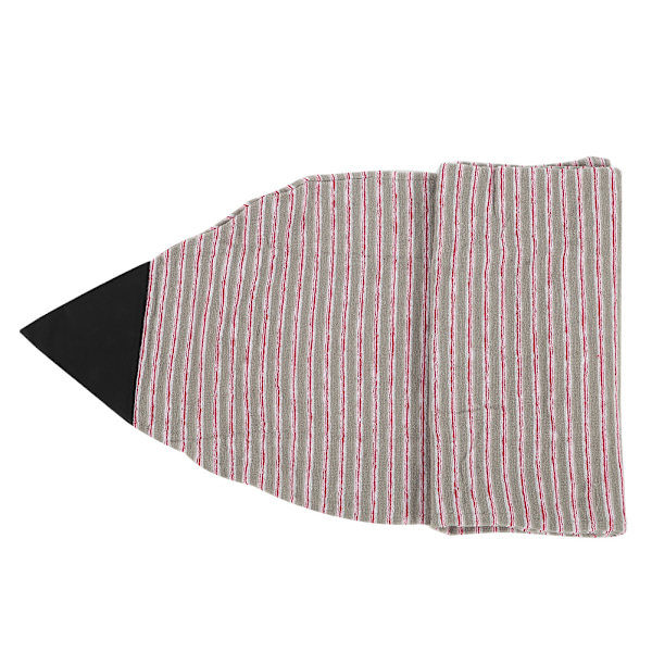 Stretchig surfbräda cover Surfbräda skyddsväska case (gröna röda ränder 6 tum)