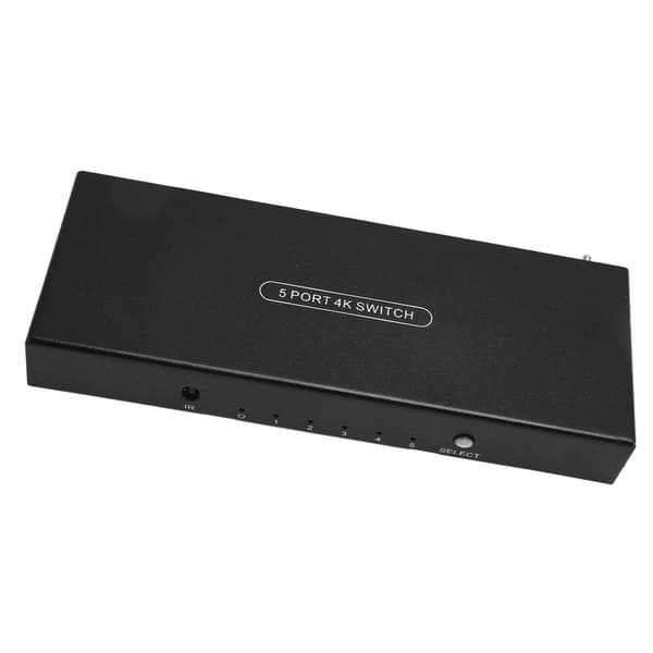 5-portars HD Multimedia Interface Switcher 4K 60Hz Surroundljud 5 in 1 ut HD Multimedia Interface 2.0 Switch 100‑240V EU-kontakt