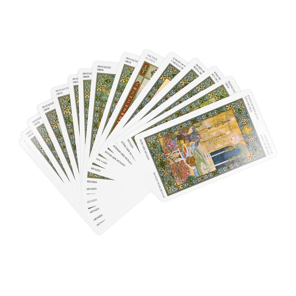 78 st klassiska tarotkort belagda papper spådomsdäck framtidsberättande spel för vuxna