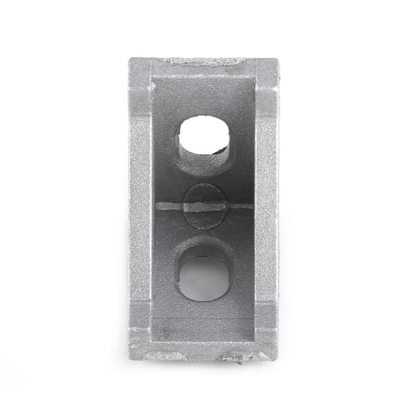 10 stk. L-formede hjørnefester i aluminiumslegering, rettvinklet feste 28x28mm