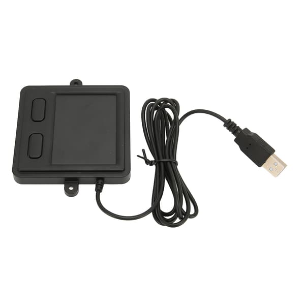 Kablet USB Touchpad Multifunktionel Høj Følsomhed 2 Knap Design Sort Bærbar Trackpad til Bærbar Computer Stationær Hjemmekontor