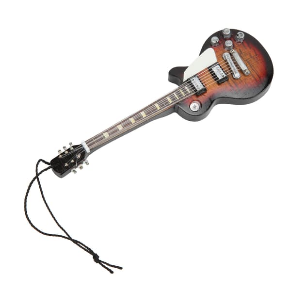 Gitarmodell Miniatyr Gradient Farge Treåre Fargematching Gitarmodell Hylleutstilling Anheng