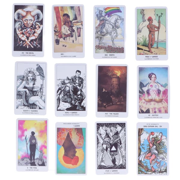 78st A Collaborative Tarot Deck Engelsk Språk Spådom Framtidskortspel