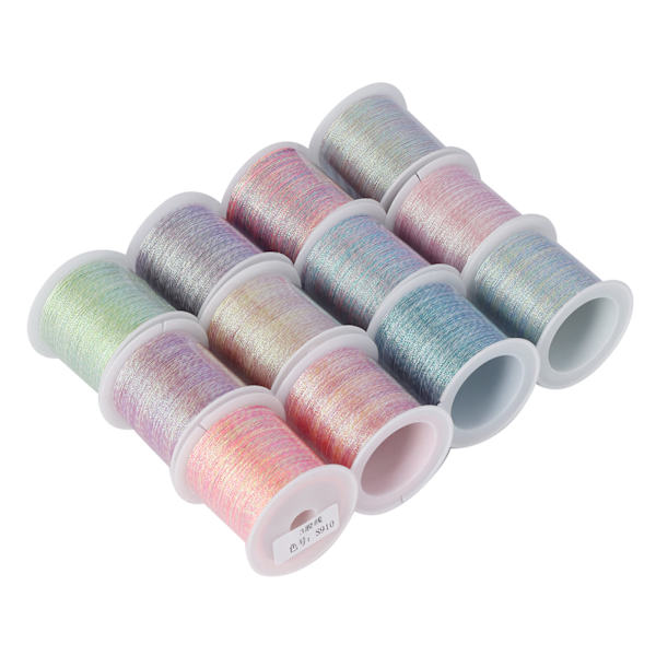 12 stk. armbåndssnor 0,2 mm 328 fod klippbar strækbar stærk polyester DIY smykker halskæde snor til smykkehåndværk