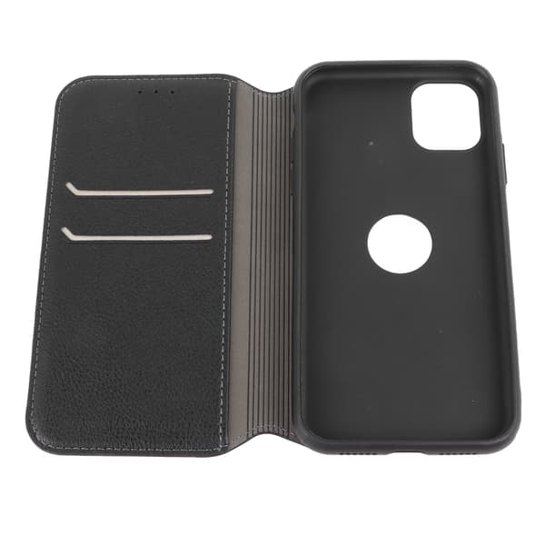 Retro Mobiltelefon Flip Case Mobiltelefonholder Tegnebog Beskyttende TPU Case til Iphone Sort til IPhone 13