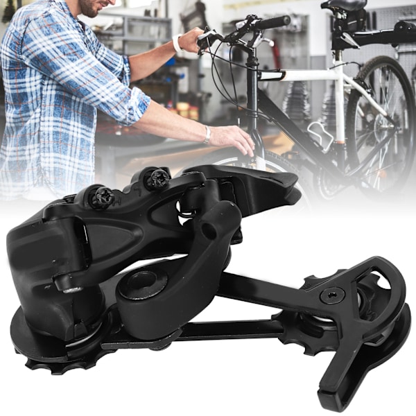 Høj kvalitet aluminiumlegering mountainbike derailleur cykel tilbehør sort