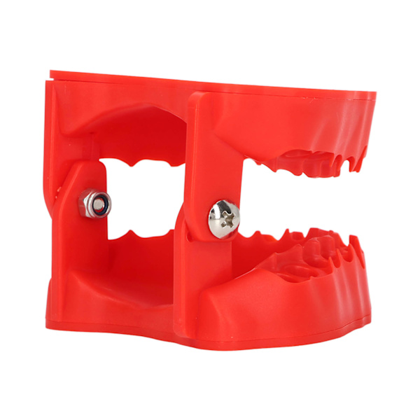 Tandprotese borebitsholder 28 borebits organizer Bærbar tandprotese bitsholder med magnet rød