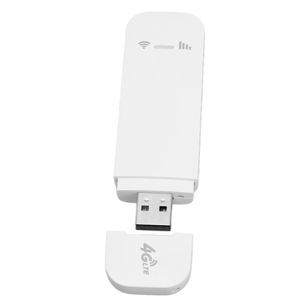 Mobil WiFi Hotspot 4G LTE 150 Mbps USB Bärbar WiFi-router med SIM-kortplats för utomhusresor Vit